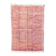 Tapis berbère rose à carreaux sur mesure