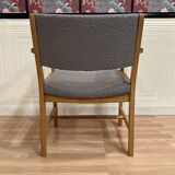 Two armchairs stamped "hans wegner" 1960.