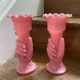 Pair of cornucopia vases
