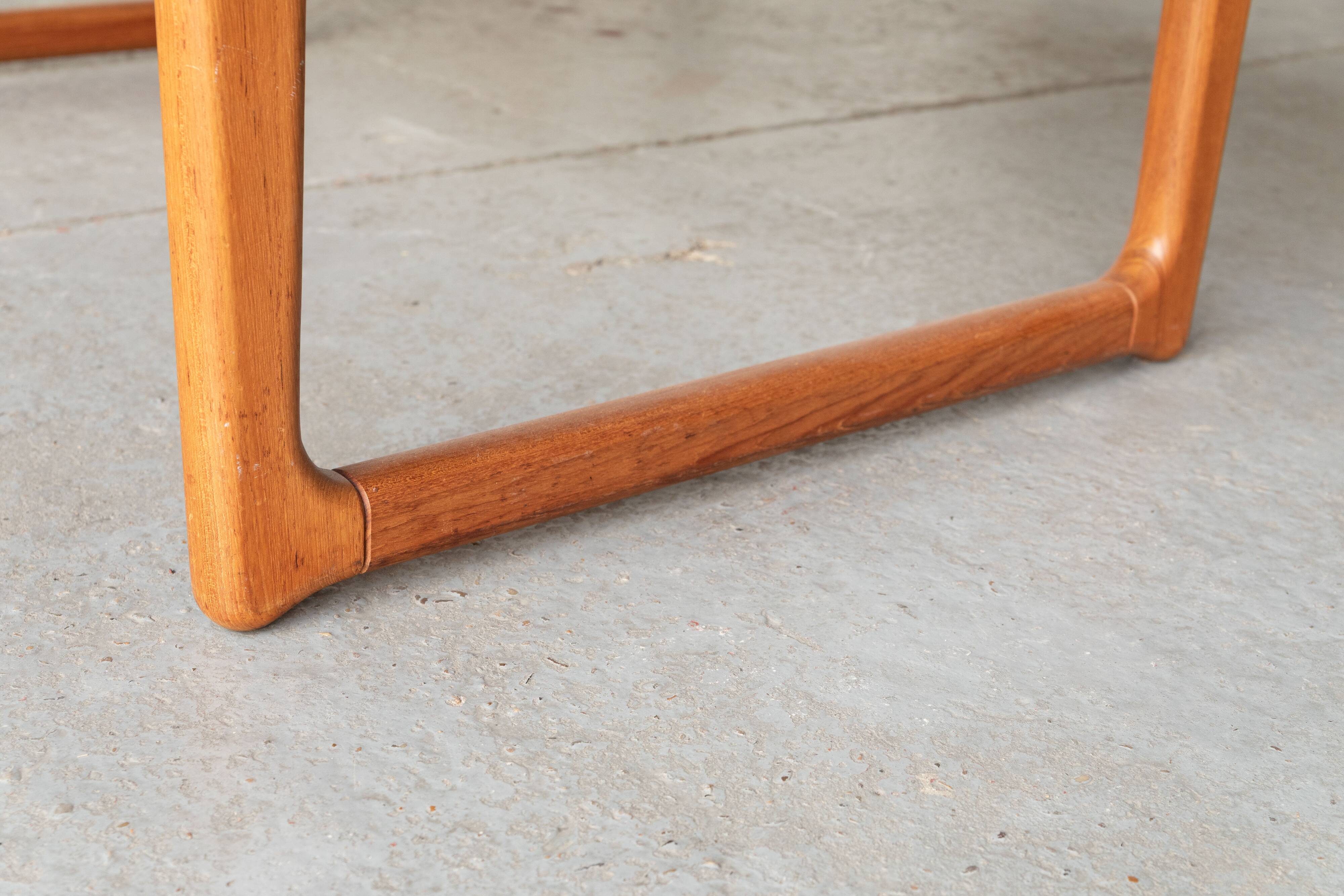 Dining table in solid teak, Denmark, 1960's
