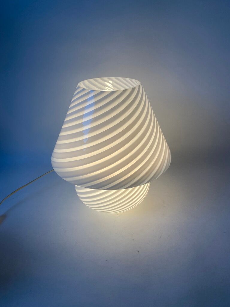 Mushroom Lamp Murano Glass 1970