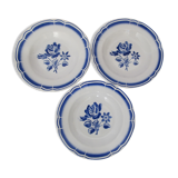 Set de 3 assiettes creuses vintage