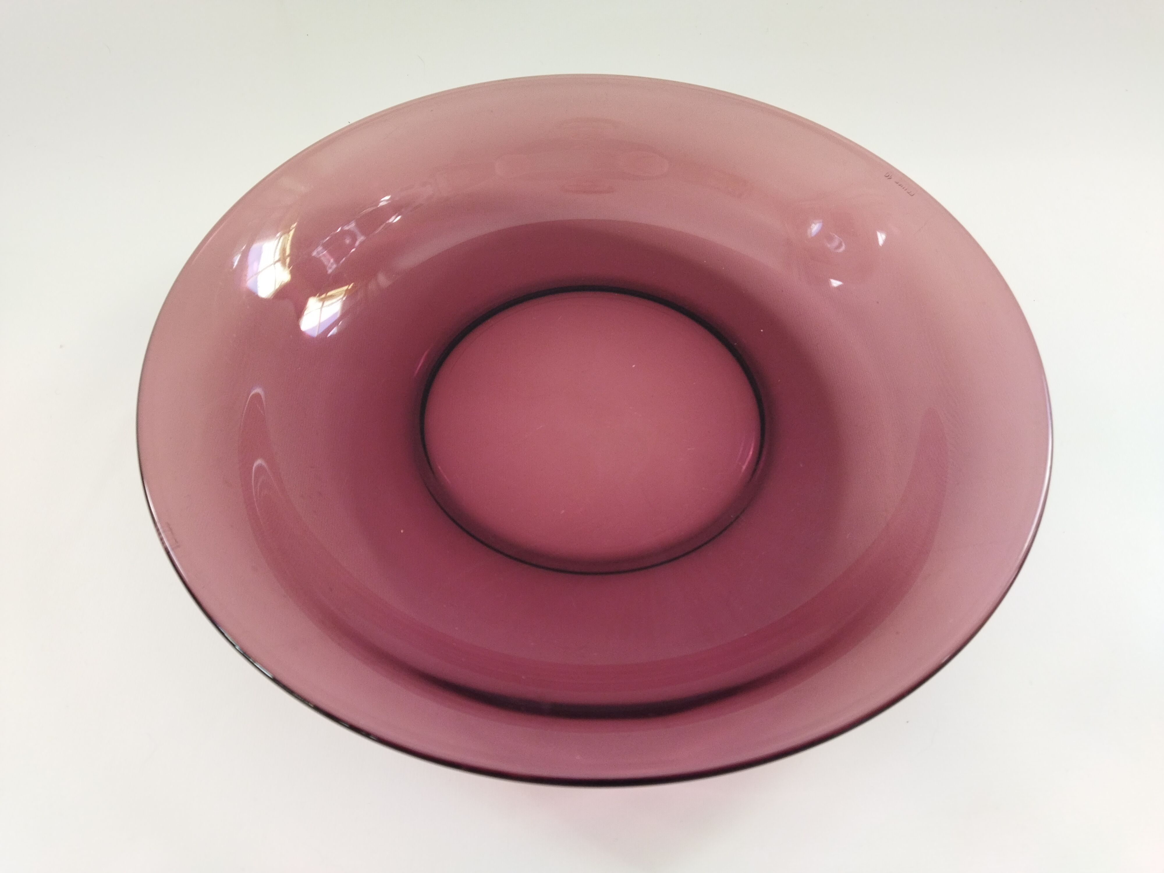Amethyst Vereco hollow dish