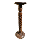 Vintage twisted turned wood column
