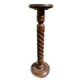 Vintage twisted turned wood column