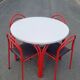 Vintage table and 6 chairs set