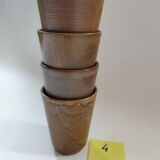 Digoin golden stoneware cups