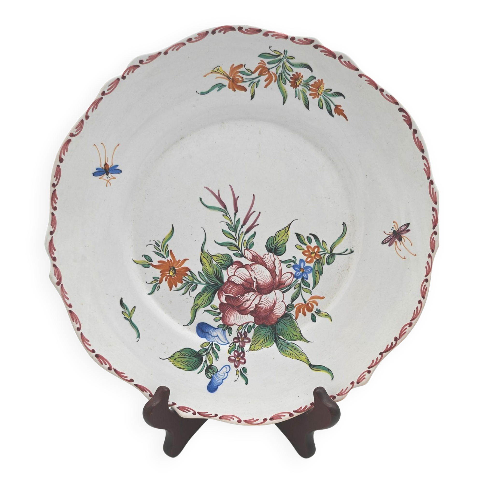 Flat plate of Émile Tessier for the manufacture of Malicorne in the taste of Strasbourg