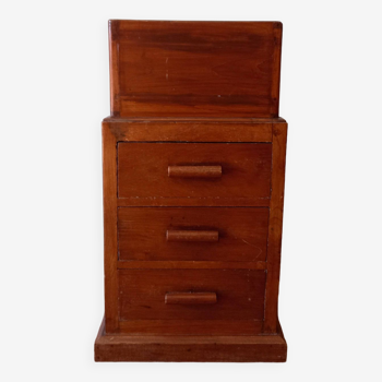 Curtain file cabinet with drawers