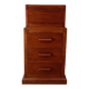 Curtain file cabinet with drawers
