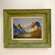 Oil Painting on Panel - "The Lake of Tignes" by Georges REEB - Savo