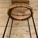 Chaise vintage rotin
