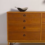 Oak and teak chest of drawers by Børge Mogensen for Karl Andersson & Söner, 1958