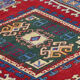 Anatolian handmade vintage rug 185 cm x 132 cm