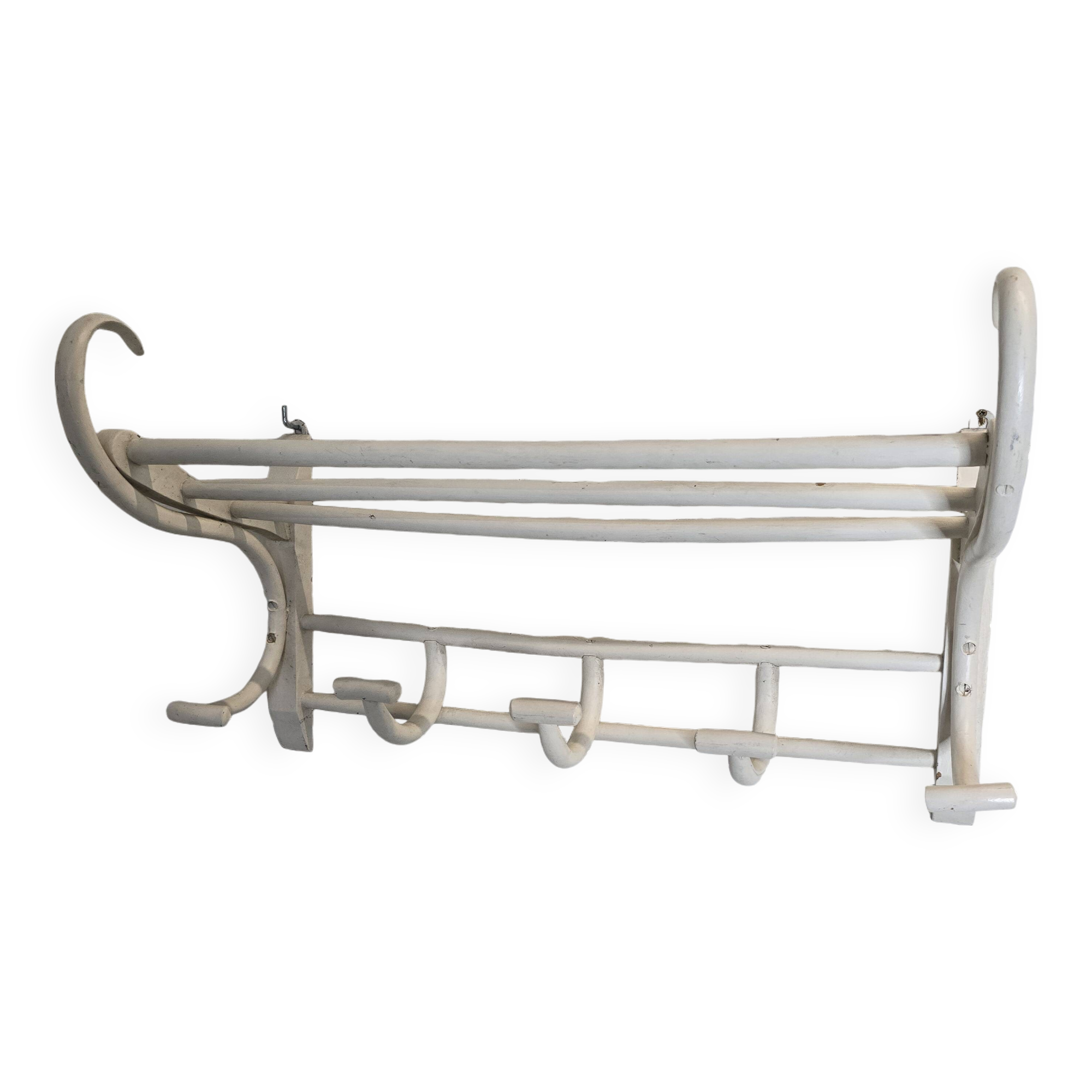 Mahieu curved wooden coat rack