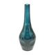 Postmodern vase, teal glass, WMF, Germany, 1960s