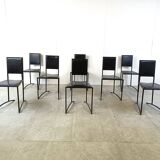 Vintage post modern dining chairs, set of 8