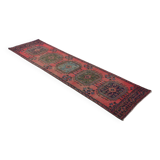 Tapis couloir vintage fait main – Anatolie, années 1950 – 305x94 cm