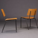 Lot de six chaises scandinave