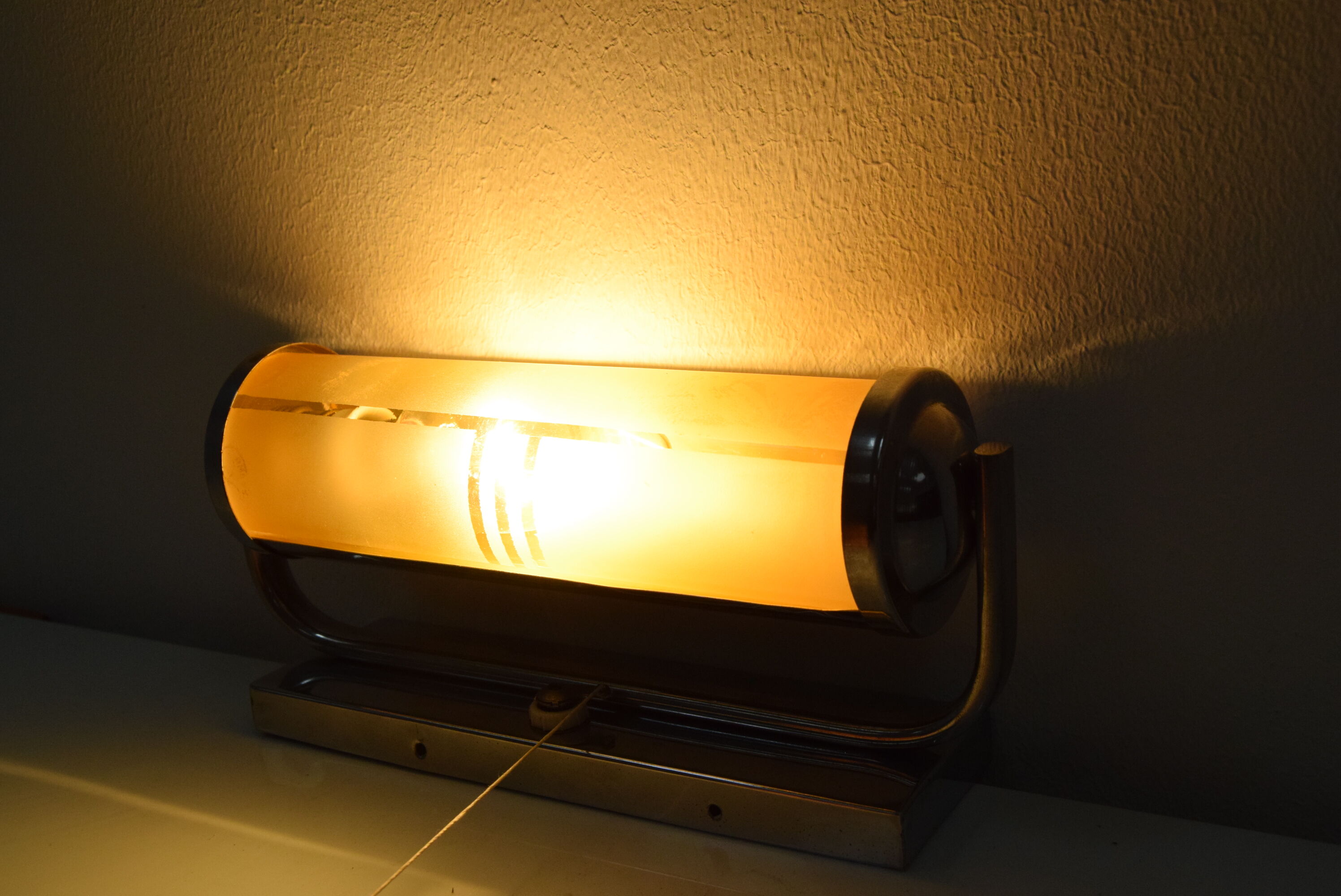 Art deco tubular wall lamp,1930