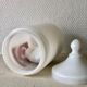 Opaline pot for the bathroom