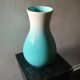 Large vase ceramic signed turquoise blue vallauris Ricard, around 1960.