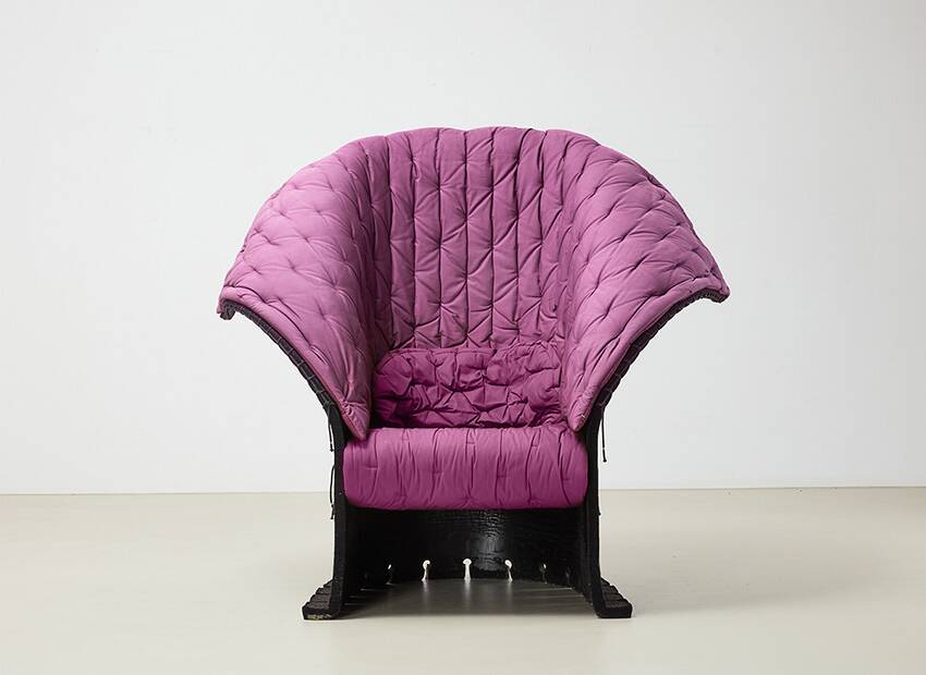 Gaetano Pesce I Feltri Lounge Chair for Cassina Italy 1987