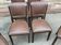 6 chaises 1950 vintage
