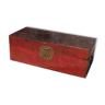 Trunk wood XIX century lacquered red of China