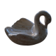 Ceramic swan pocket tray