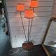 1950s/60s tripod floor lamp with 3 lights.