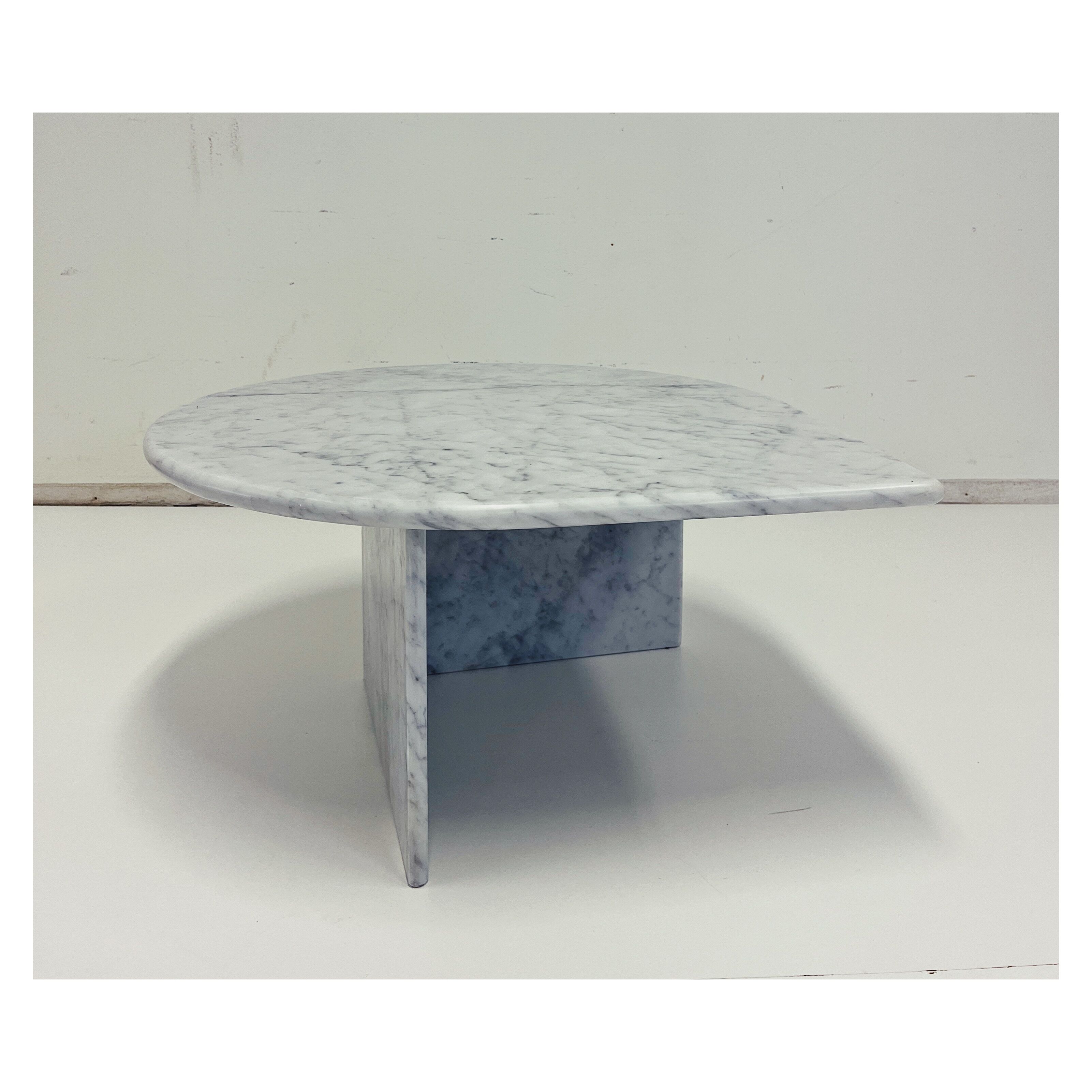 Coffee table White Carrara Marble