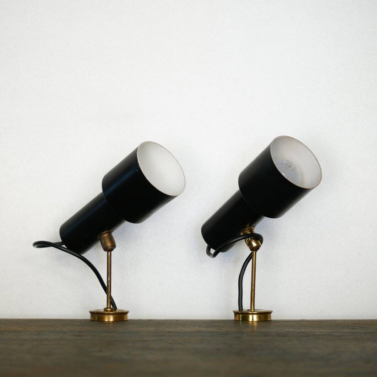 Stilnovo wall sconces, 1950s, set of 2
