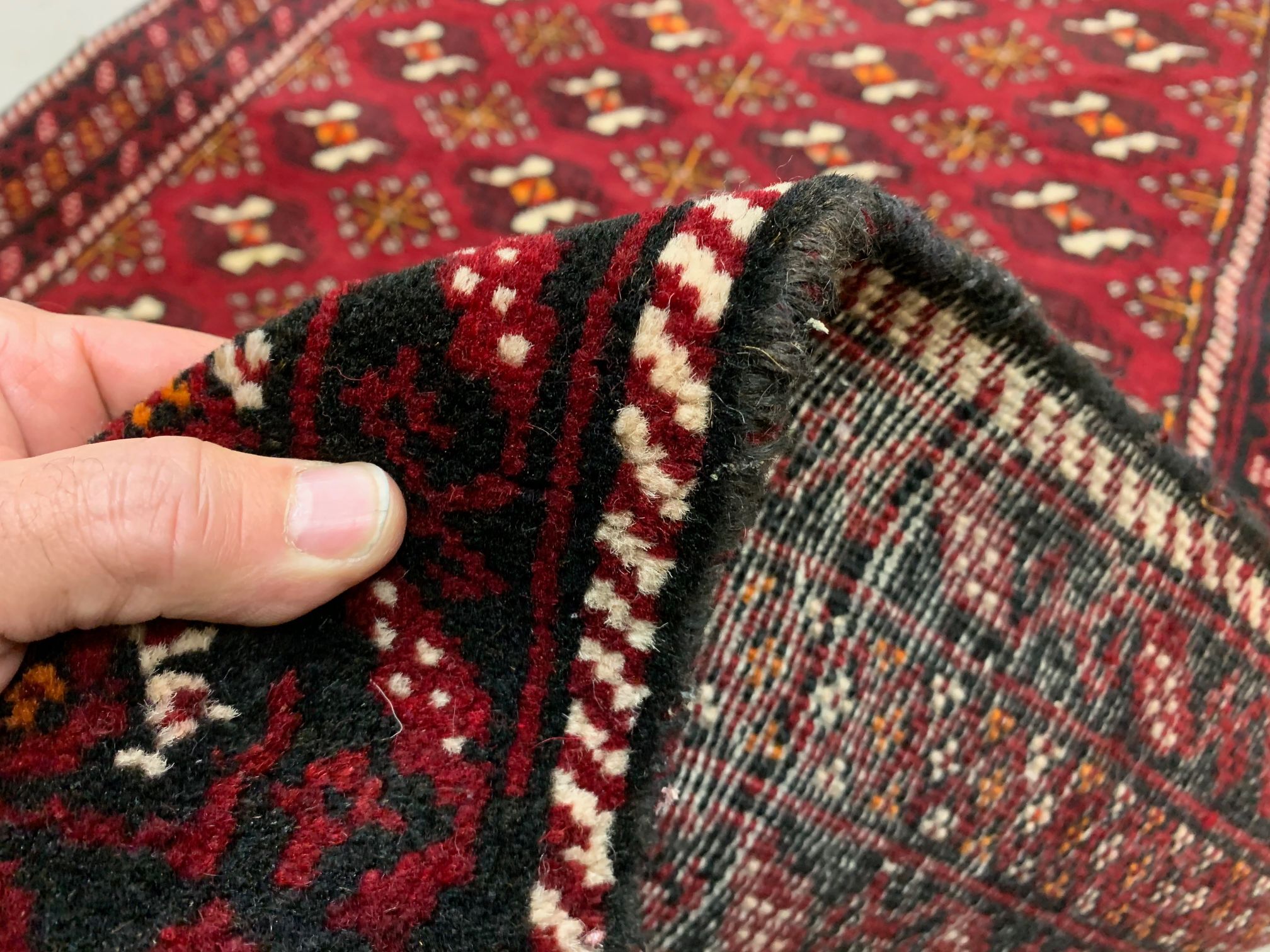 Vintage Turkoman Runner 303x104 cm