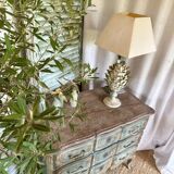 Commode bleu patinée