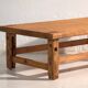 Table basse ancienne en bois de pin – Chine, vers 1890