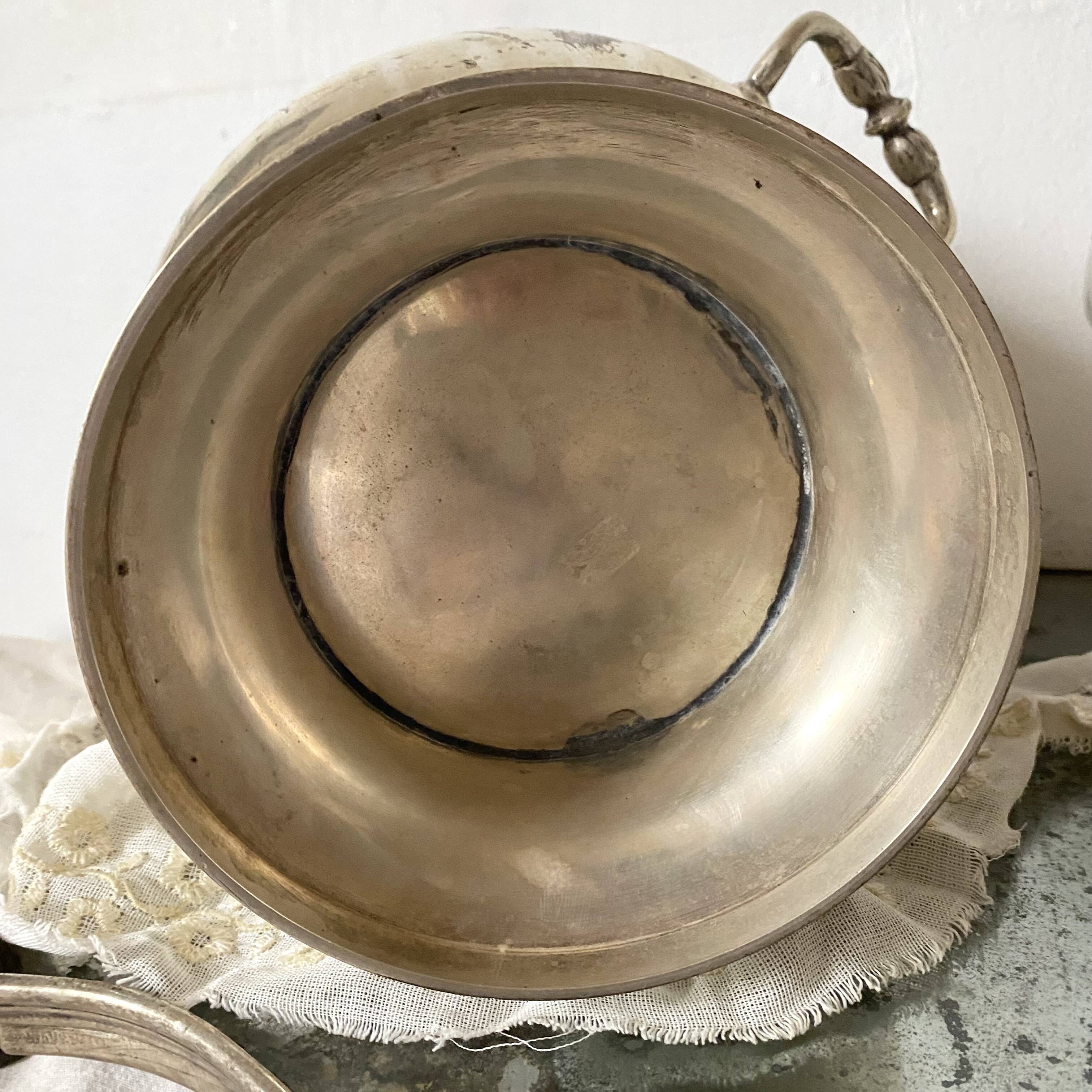 Patinated silver champagne bucket