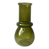 Scandinavian olive green vase, design by Riihimaki / Tamara Aladin.