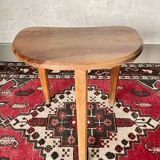 Vintage wooden tripod stool 1950