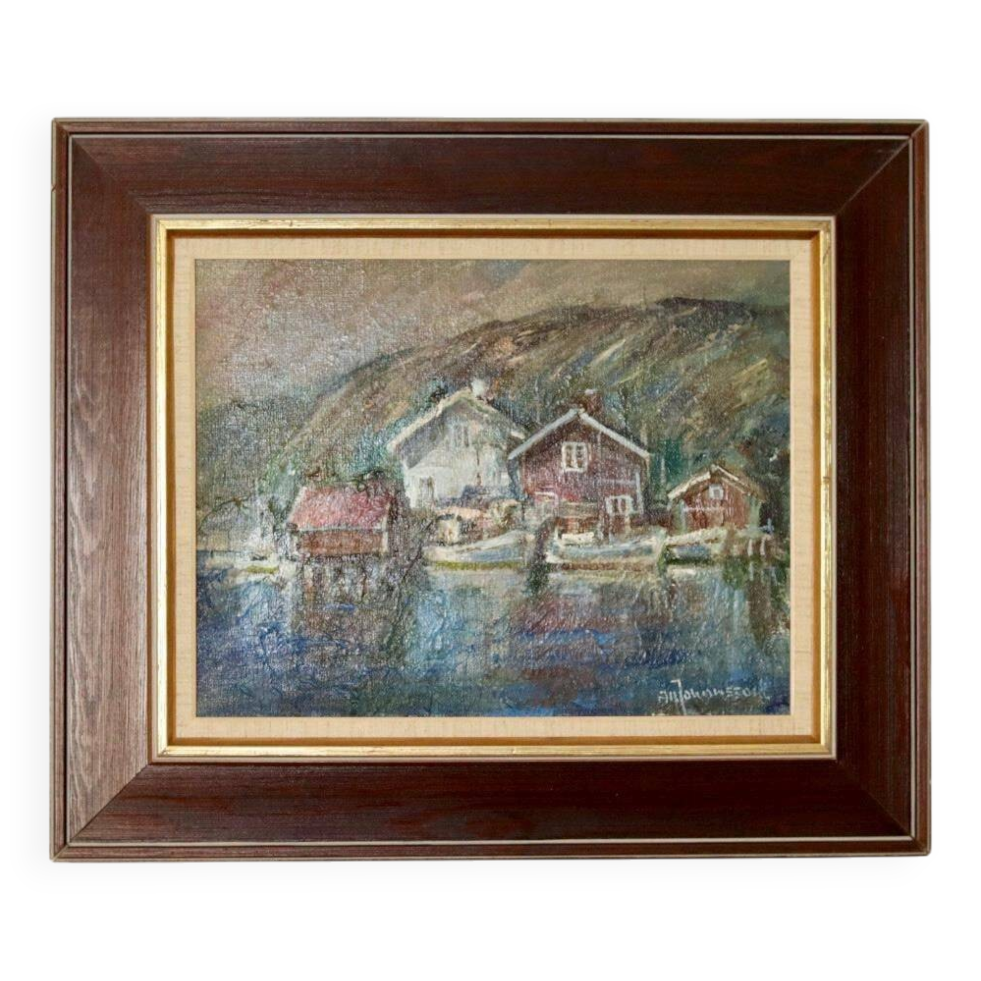 " Boats, Bohuslän " by Alf Johansson