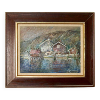 "Bateaux, Bohuslän" d'Alf Johansson