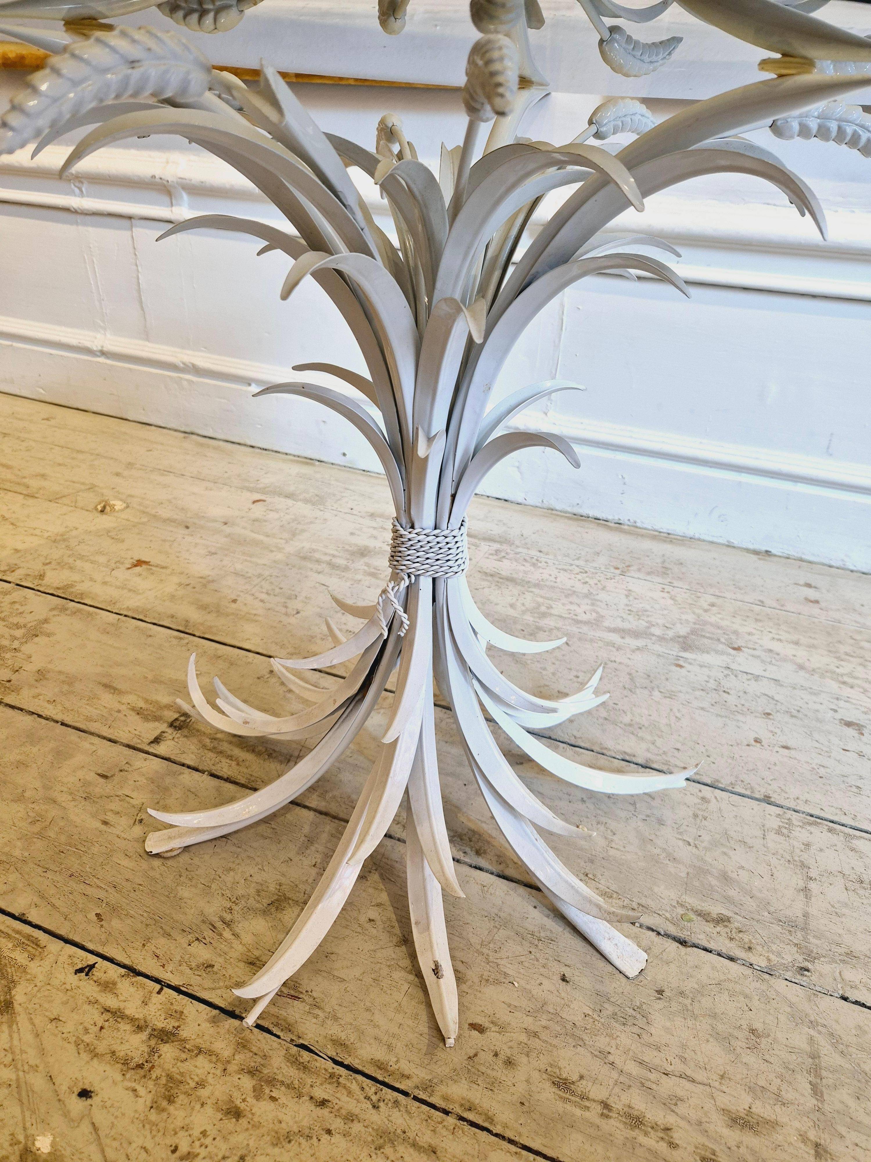 Hans Kögl, "Coco Chanel" - metal side table, Hollywood Regency