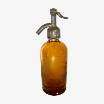 Amber glass syphon