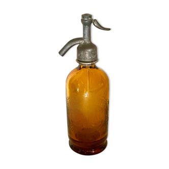 Amber glass syphon