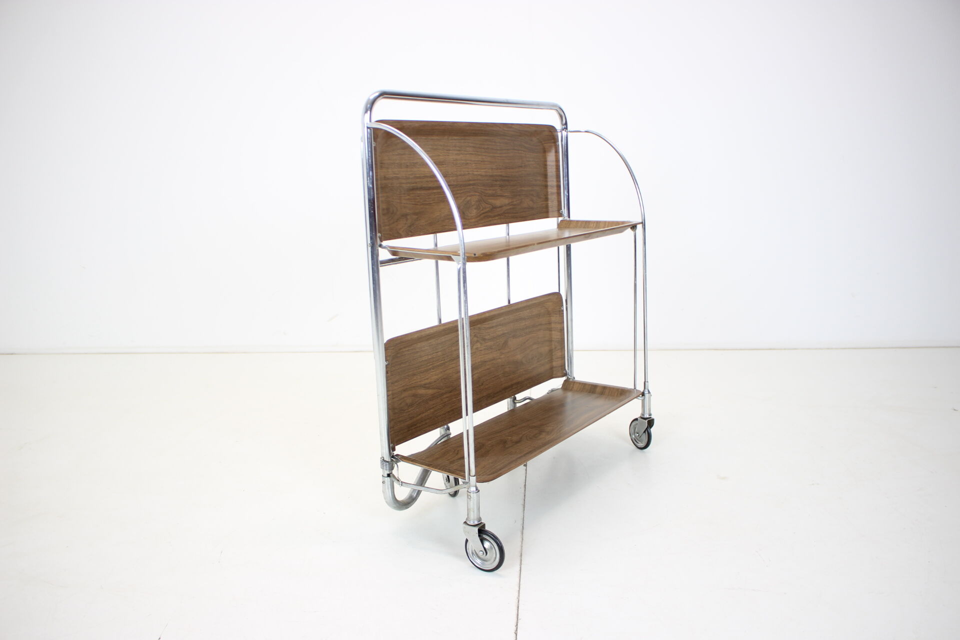 Mid-century adjustable trolley bar, 1980's.