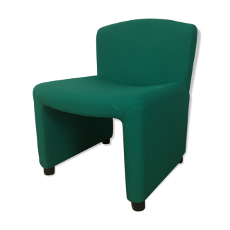 80's pop-style Arfa side chair, green