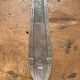 Old art deco ladle in silver metal Dixi