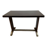 Bistro table in wood formica and zinc 1930s