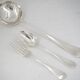 Christofle Baguette Fidélio antique 12 place settings + ladle, 25 pieces silver-plated metal