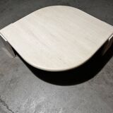Travertine coffee table
